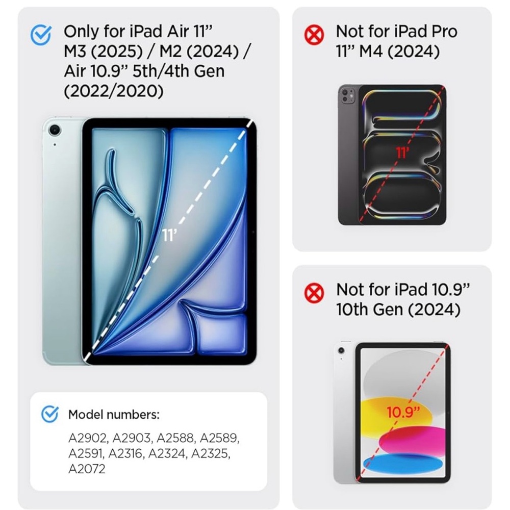 Spigen Ultra Hybrid Pro Case for iPad Air - Blue - Picture 2 of 10